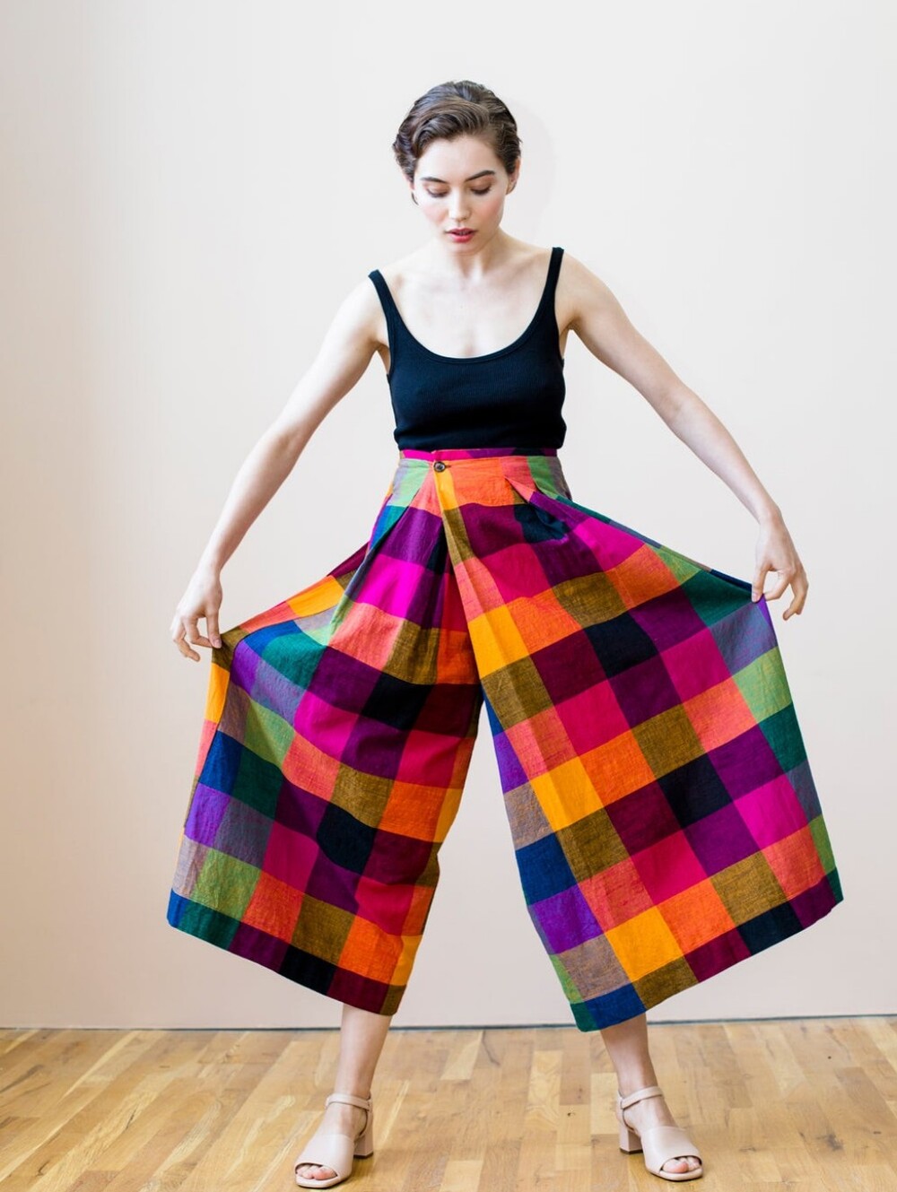 Rujuta Sheth sz XL Frida Pants in Multi Chex